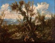Alessandro Magnasco Landscape with Shepherds Germany oil painting artist